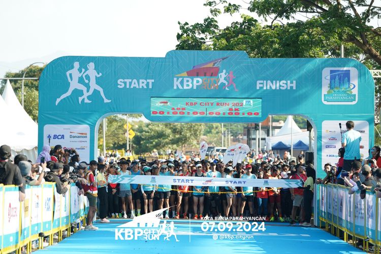 Race photo from KBP City Run 2024