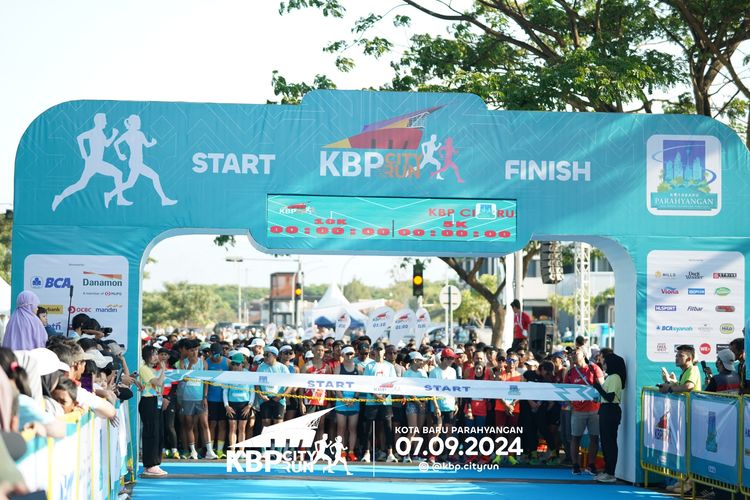 Race photo from KBP City Run 2024
