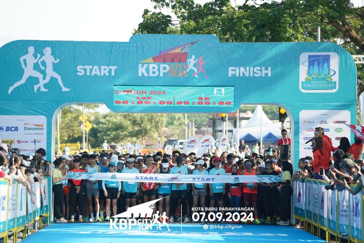Race photo from KBP City Run 2024
