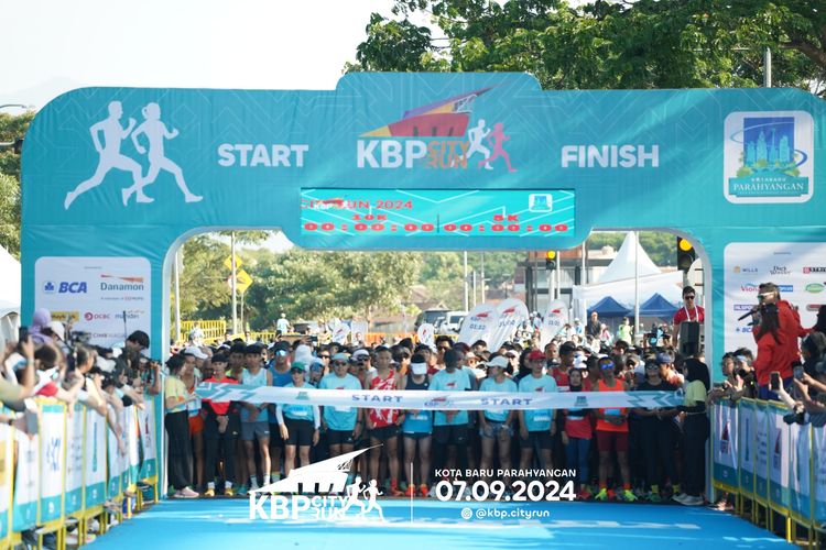 Race photo from KBP City Run 2024
