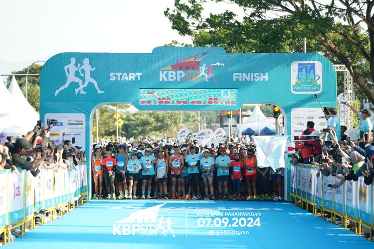 Race photo from KBP City Run 2024