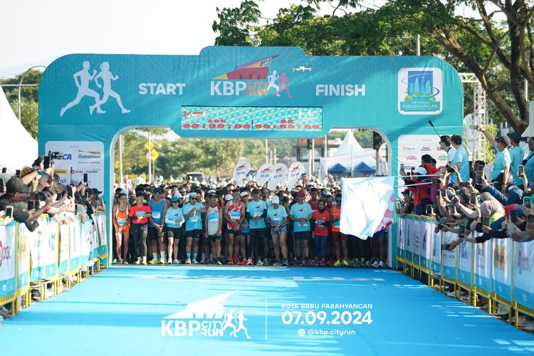 Race photo from KBP City Run 2024