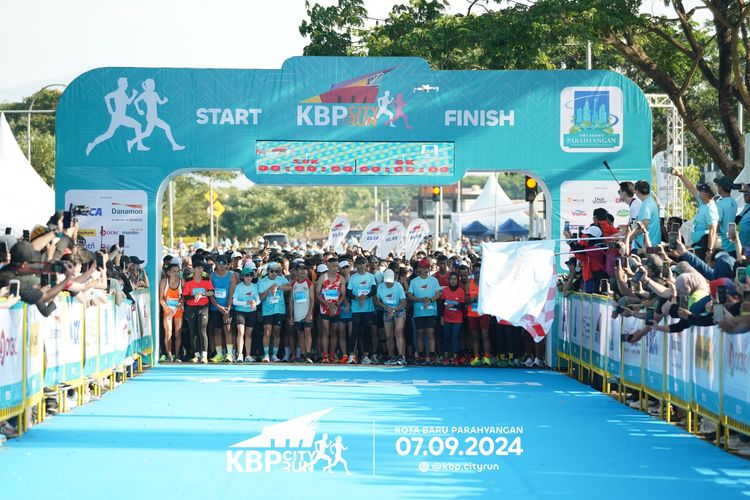 Race photo from KBP City Run 2024