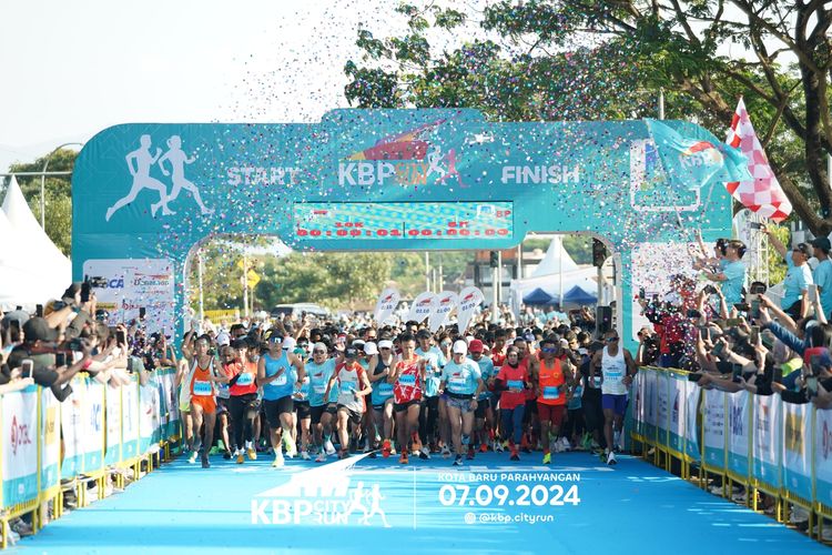 Race photo from KBP City Run 2024