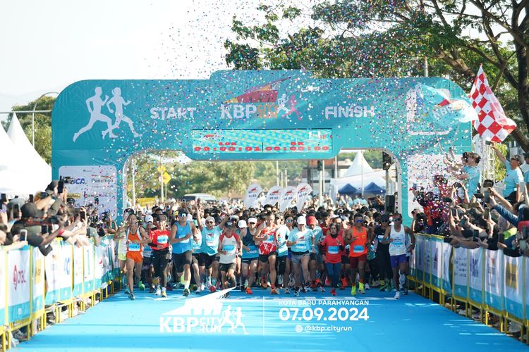 Race photo from KBP City Run 2024