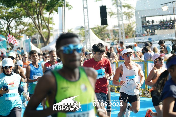Race photo from KBP City Run 2024