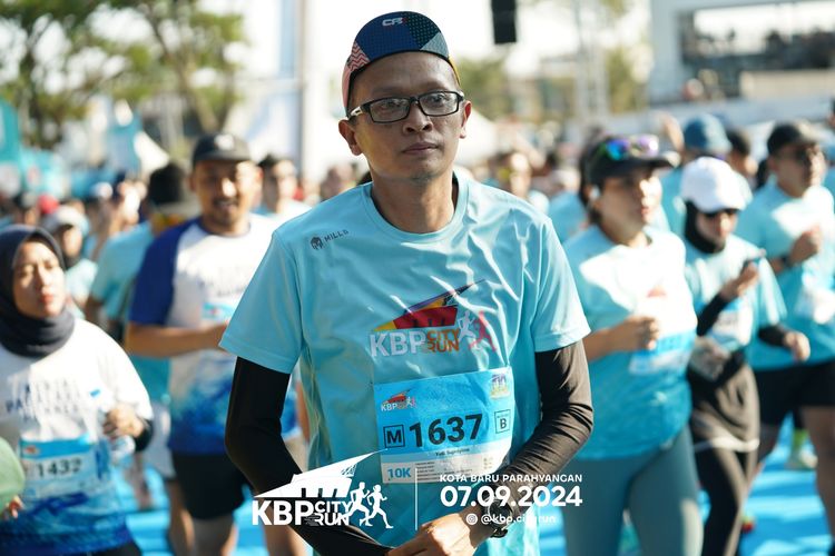 Race photo from KBP City Run 2024