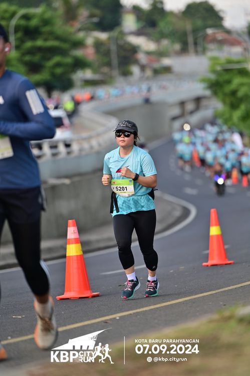 Race photo from KBP City Run 2024