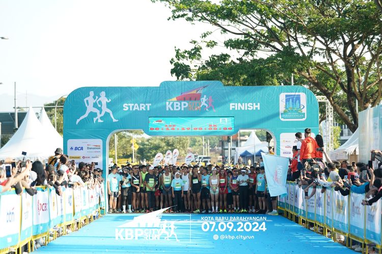Race photo from KBP City Run 2024