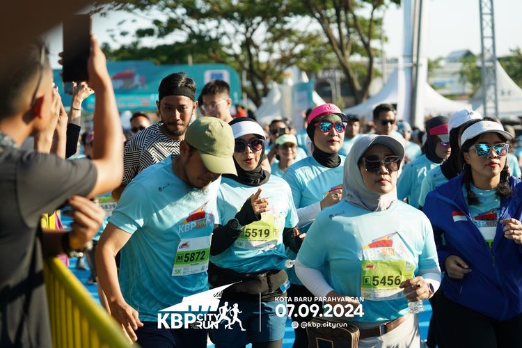 Race photo from KBP City Run 2024