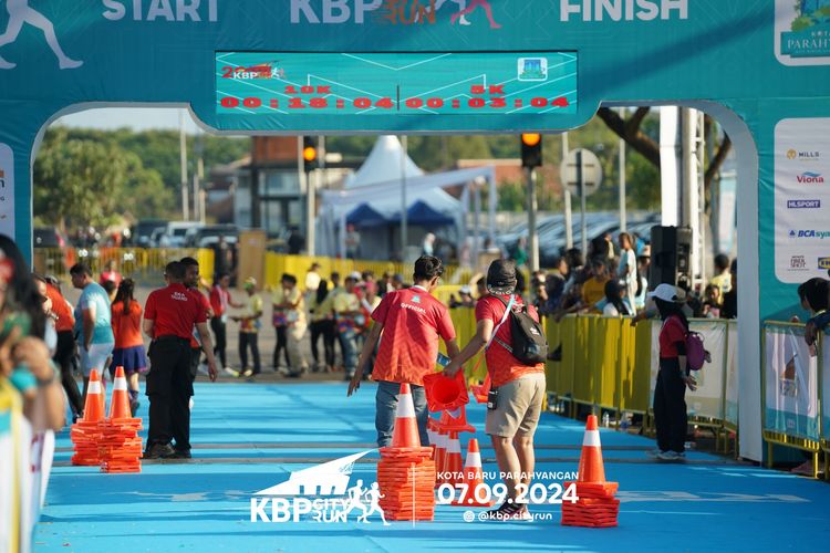Race photo from KBP City Run 2024