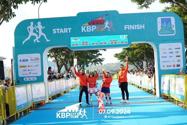 Race photo from KBP City Run 2024
