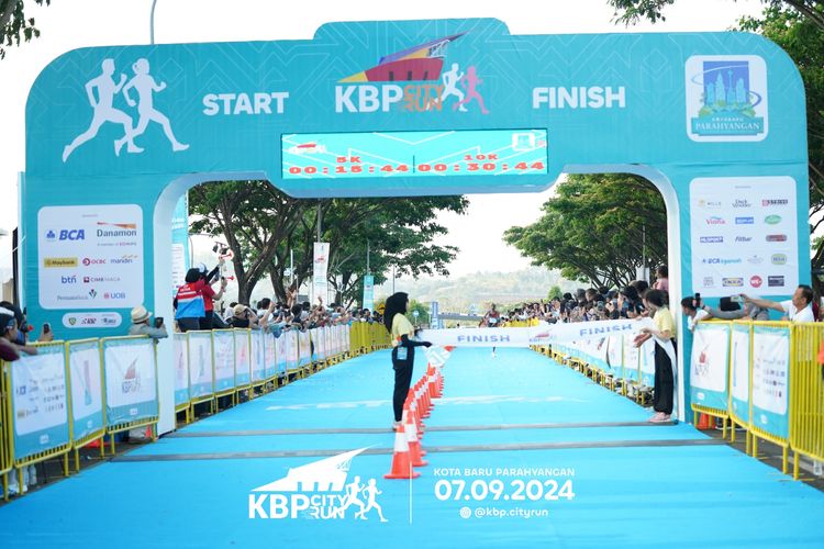 Race photo from KBP City Run 2024