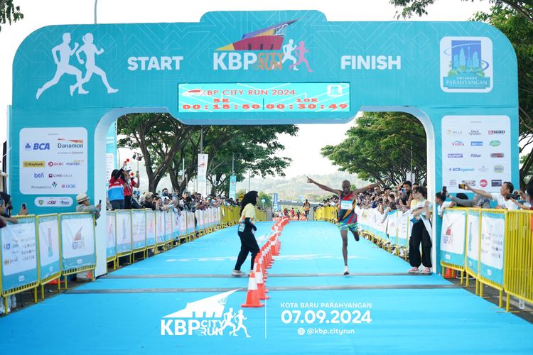 Race photo from KBP City Run 2024