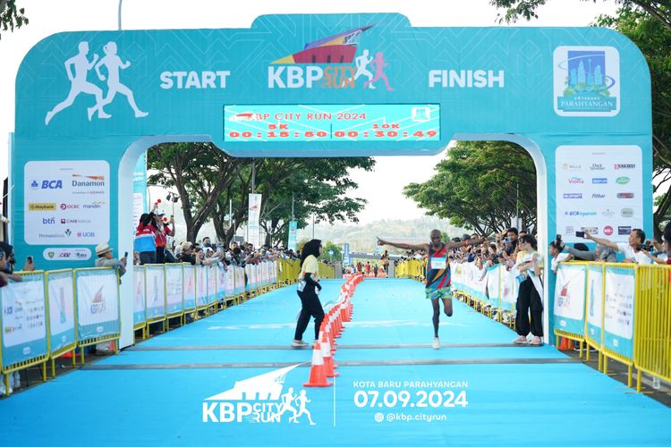 Race photo from KBP City Run 2024