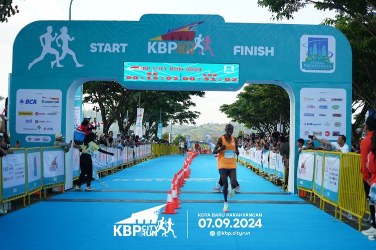 Race photo from KBP City Run 2024