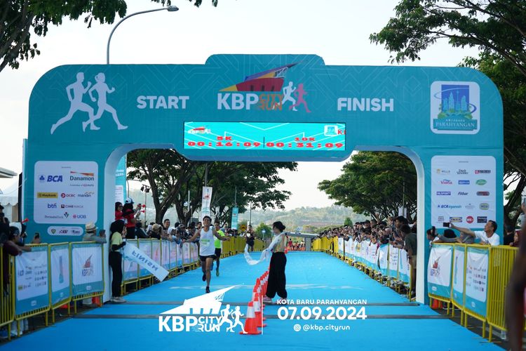 Race photo from KBP City Run 2024