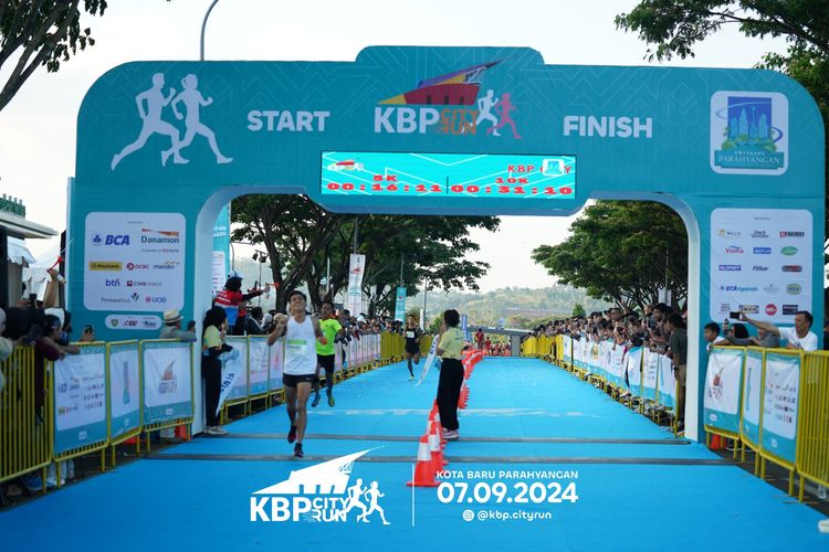 Race photo from KBP City Run 2024