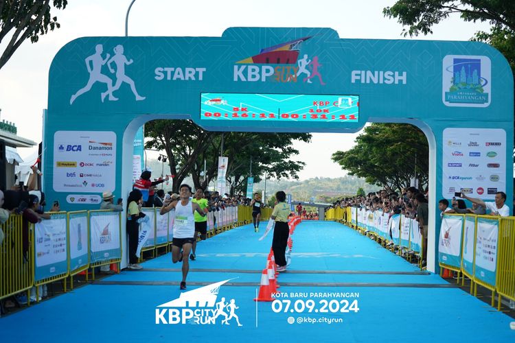 Race photo from KBP City Run 2024