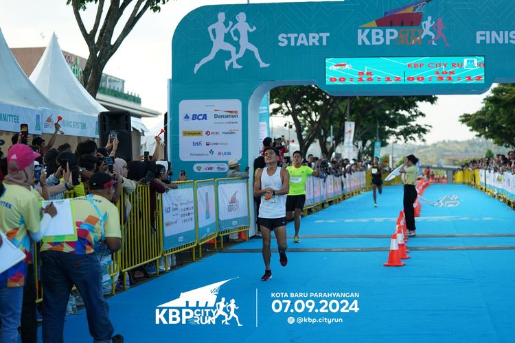 Race photo from KBP City Run 2024