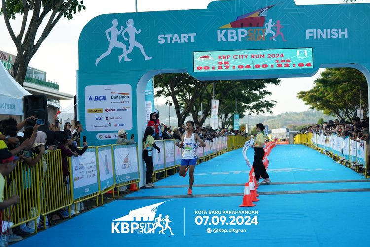 Race photo from KBP City Run 2024