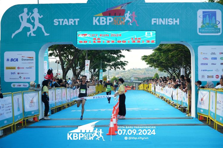 Race photo from KBP City Run 2024