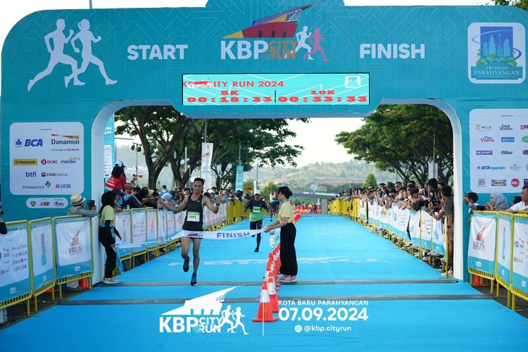 Race photo from KBP City Run 2024