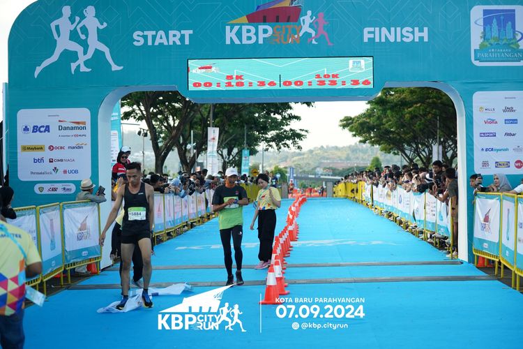 Race photo from KBP City Run 2024