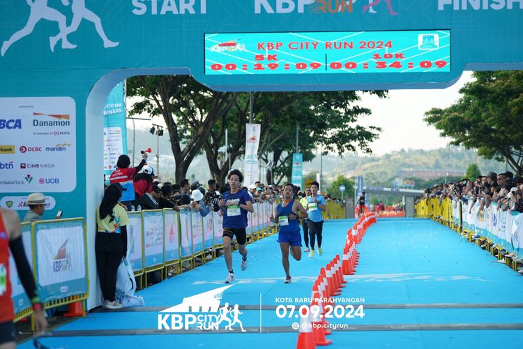 Race photo from KBP City Run 2024