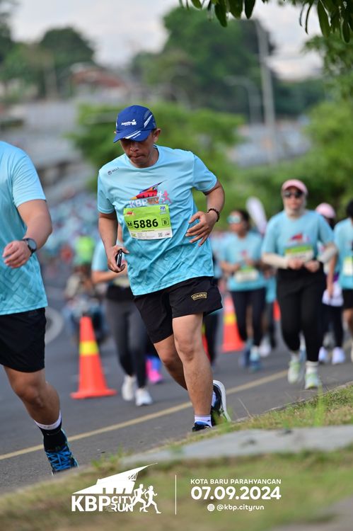 Race photo from KBP City Run 2024