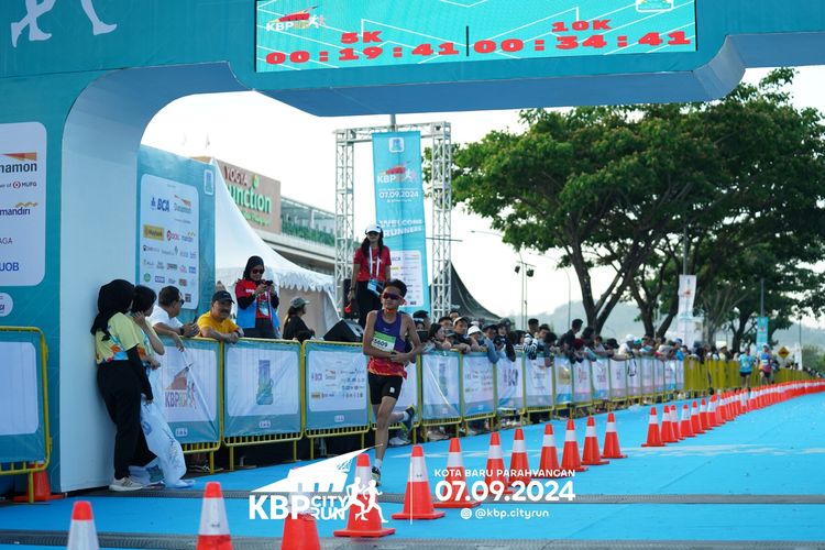 Race photo from KBP City Run 2024