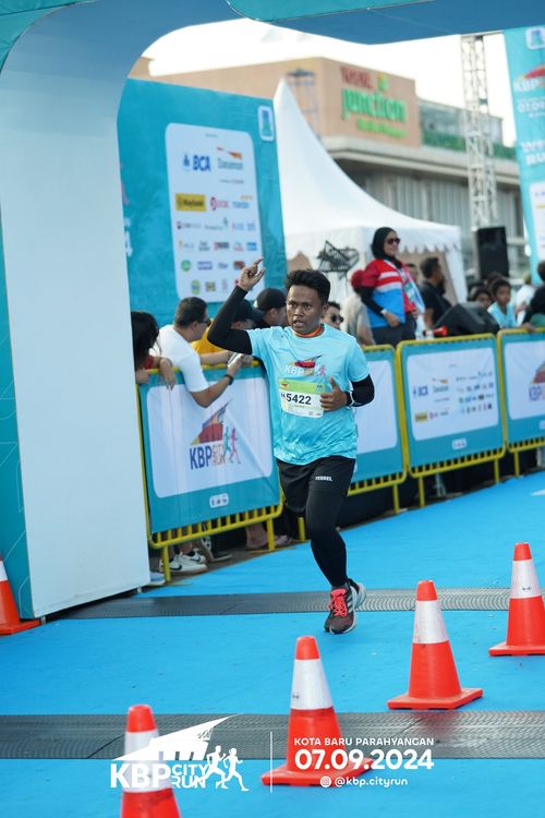 Race photo from KBP City Run 2024