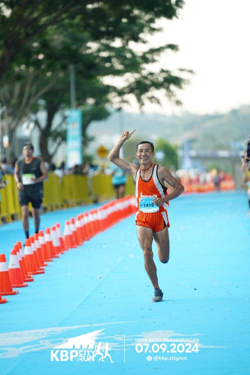 Race photo from KBP City Run 2024