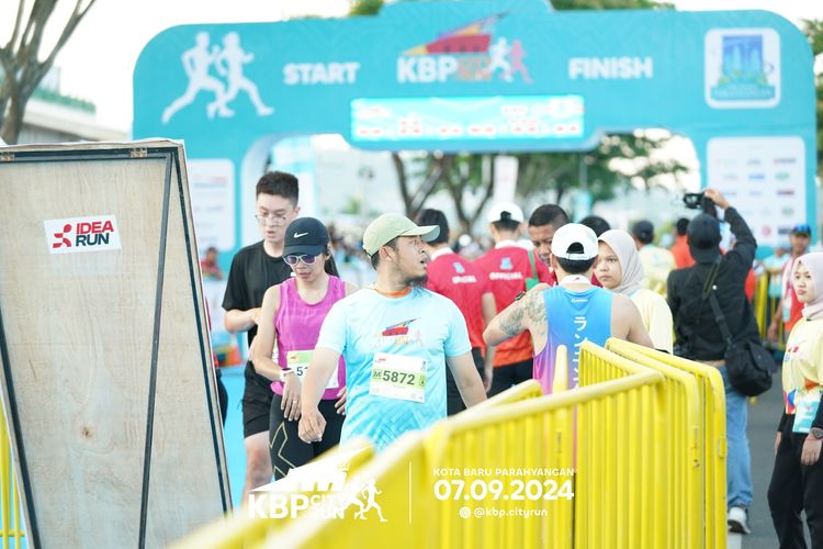 Race photo from KBP City Run 2024