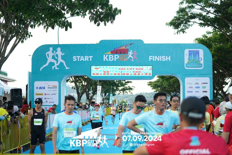 Race photo from KBP City Run 2024