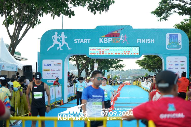 Race photo from KBP City Run 2024
