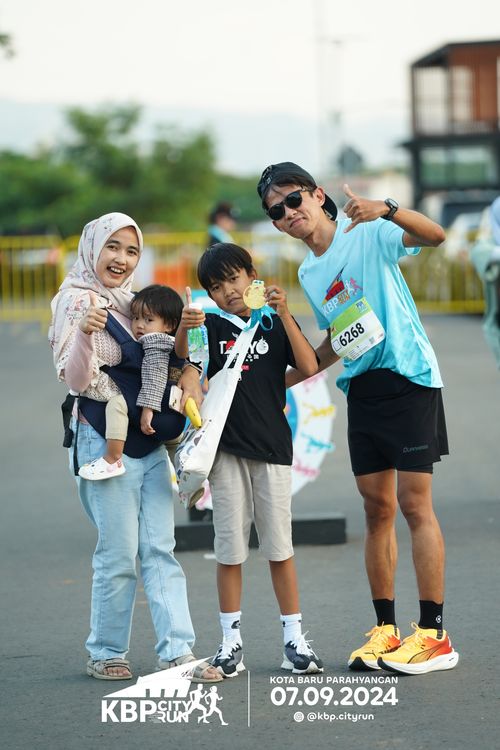 Race photo from KBP City Run 2024