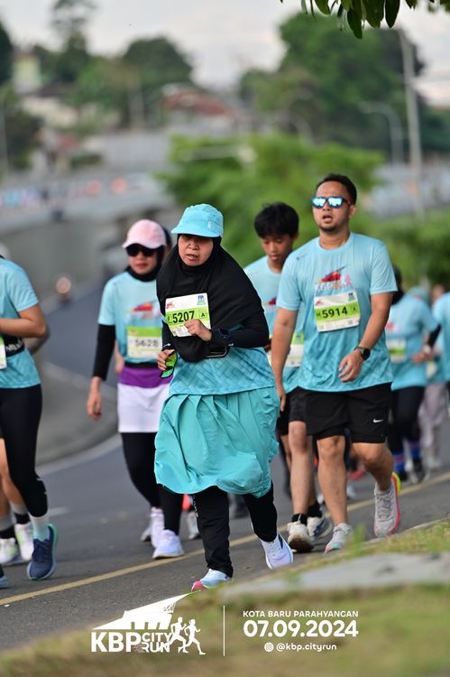 Race photo from KBP City Run 2024
