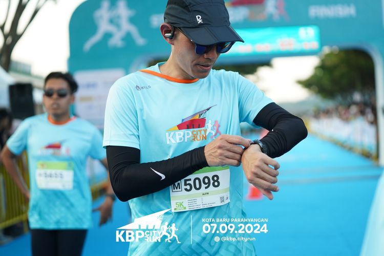 Race photo from KBP City Run 2024
