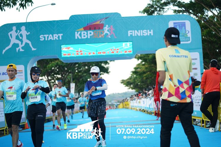 Race photo from KBP City Run 2024