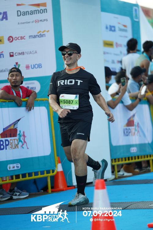 Race photo from KBP City Run 2024