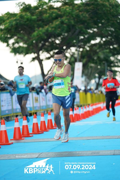 Race photo from KBP City Run 2024