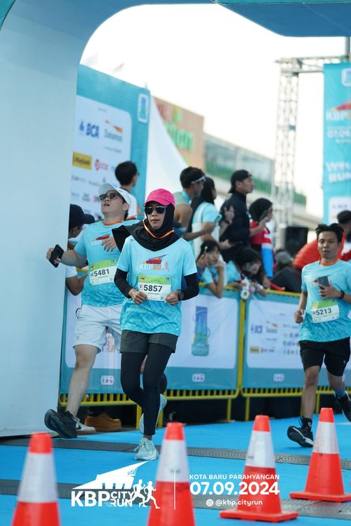 Race photo from KBP City Run 2024