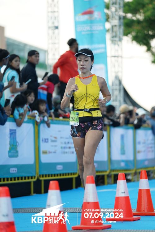 Race photo from KBP City Run 2024
