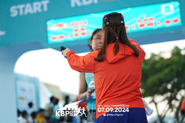 Race photo from KBP City Run 2024