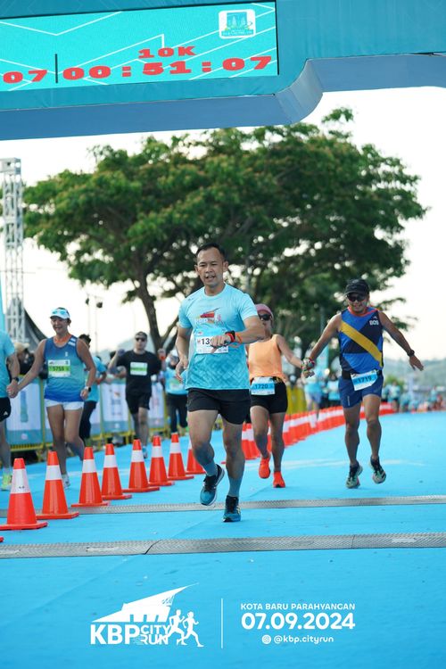 Race photo from KBP City Run 2024