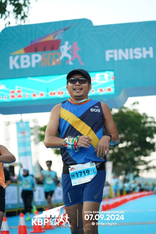 Race photo from KBP City Run 2024