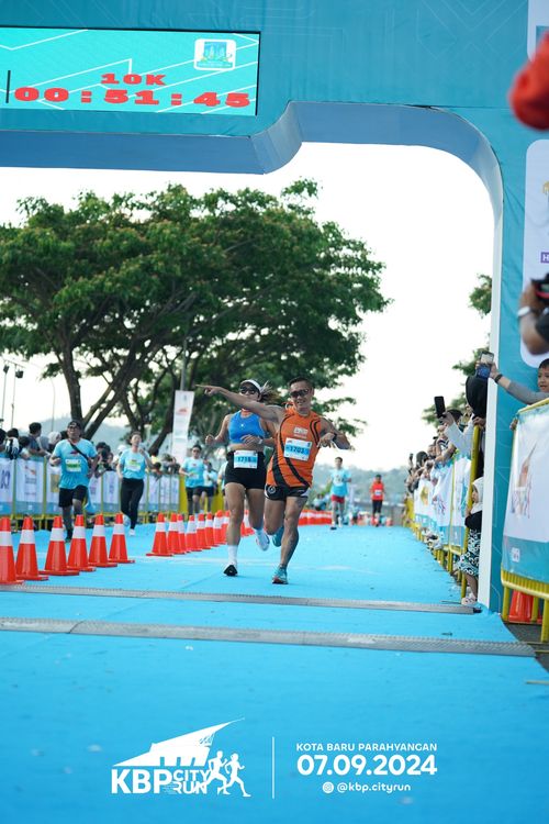 Race photo from KBP City Run 2024