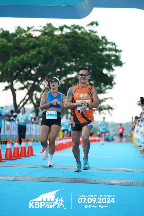 Race photo from KBP City Run 2024