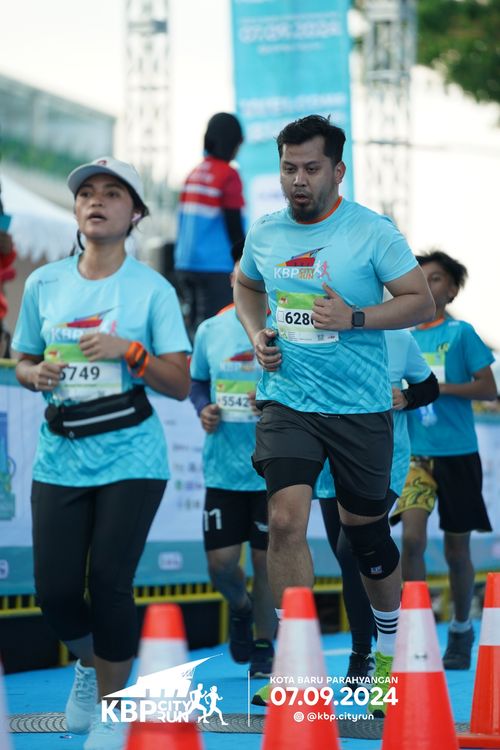 Race photo from KBP City Run 2024